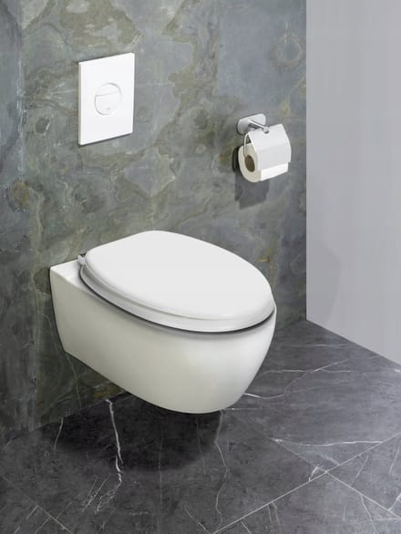 Wenko Klassiek Wit MDF Toiletglas met Soft-Close