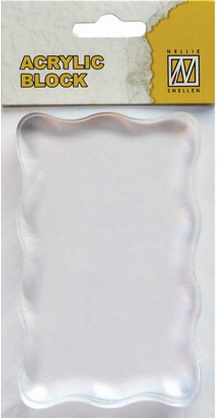 Nellie Snellen Acryl Stempelblok 50x80x8mm