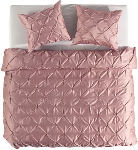 Yellow Nova Dekbedovertrek - Eenpersoons - 140x200-220 cm - Shady Pink