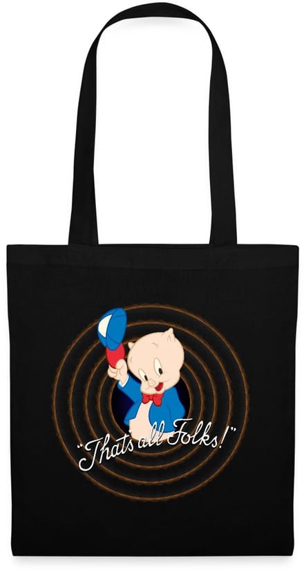 Looney Tunes Porky Pig Tas Van Stof Schoudertas