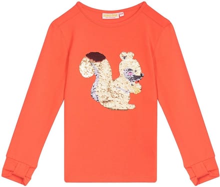 Meisjes t-shirt LS - Rood