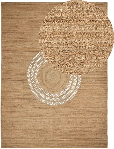 BOGAZOREN - Vloerkleed - Beige - 300 x 400 cm - Jute