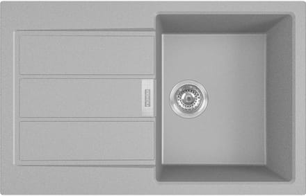 Franke Sirius 2.0 - Tectonite spoelbak S2D 611-78, 78x50 cm, grijs 143.0613.585
