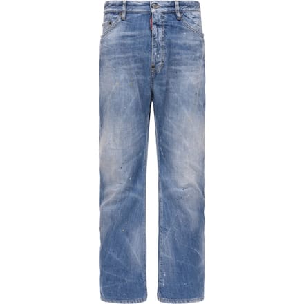 Dsquared2 Clean Baby Blue Wash London Bro Jeans