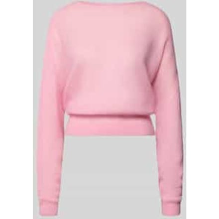 Gebreide pullover van alpacamix model 'SOFT ORCHID'