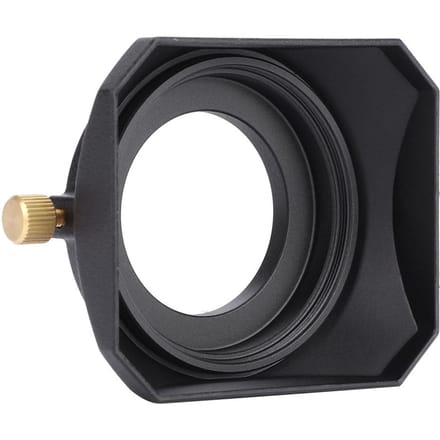 Vierkante Lenskap Zonnekap Accessoire voor DV Camcorder Digitale Videocamera Lensfilter 40.5mm black