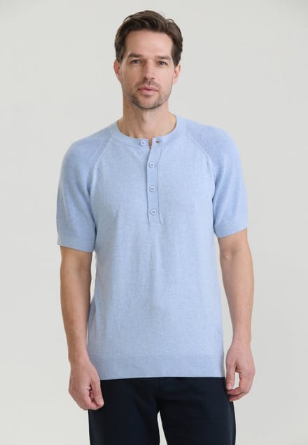 Felix Hardy Tshirt Ronde Hals 100% Katoen Heren Blauw - M