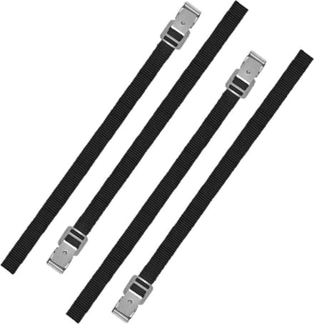 Proplus caravan/camper fietsen spanbanden/sjorbanden/bindriemen - 10x stuks - 75 cm - Auto/caravan/camper fiets accessoires
