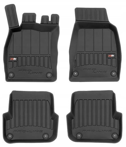 Frogum No.77 - Automatmatten passend voor Audi A6 C6 2006-2011 - 3D Korfmodel - TPE Rubber - Zwart