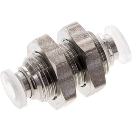 4mm RVS/PA Insteekfitting Schotdoorvoer EPDM/PTFE