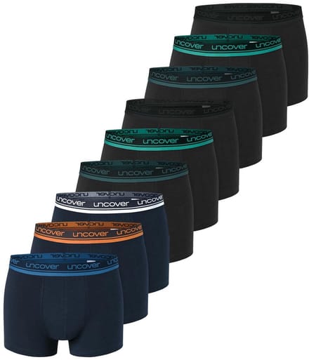 uncover by Schiesser Heren retro short / pant 9 pack Cotton