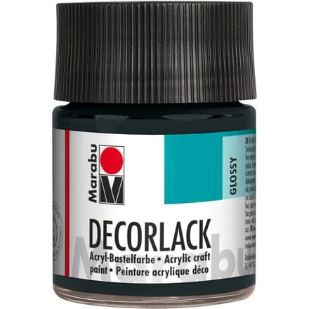 Marabu decoratieve lak, 50 ml - Zwart
