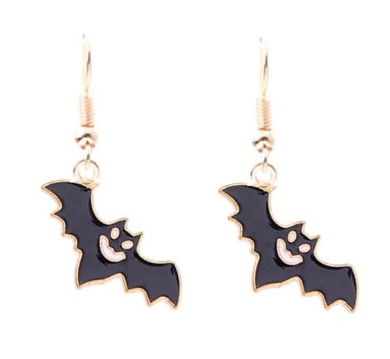 Halloween Oorbellen - Oorhangers - Vleermuis - 1 paar