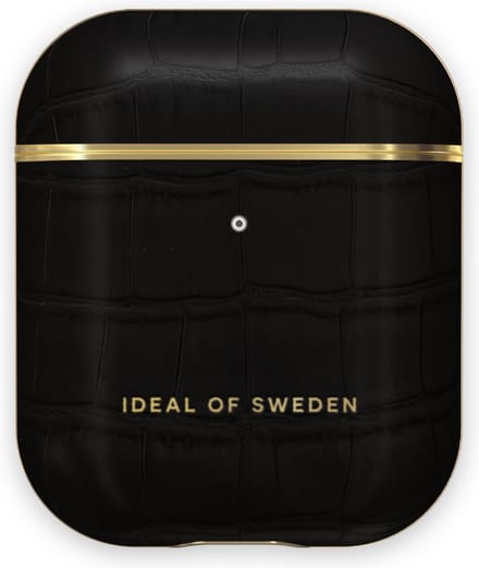 iDeal of Sweden AirPods Case PU voor 1st & 2nd Generation Black Croco