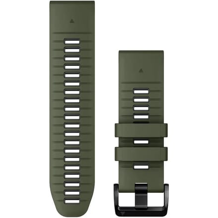 Garmin QuickFit® Siliconen bandje - Garmin 26 mm aansluiting - Moss / Graphite