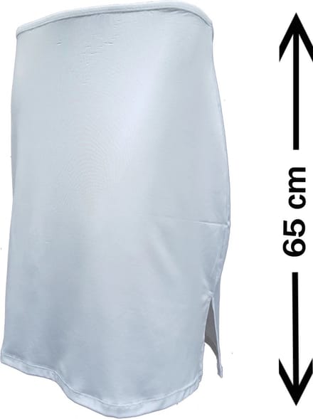 J&C dames onderrok 65 cm 5569 - maat M - wit