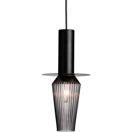 DESIGN BY US Harakiri hanglamp, zwart/rookgrijs