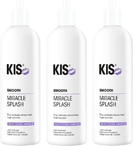 KIS Smooth - Miracle Splash - Haar Treatment - voordeelverpakking - 3 x 200 ml