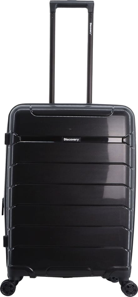 Discovery Skyward Harde Koffer / Trolley / Reiskoffer - 65 cm (Medium) - Zwart - Zwart / Medium