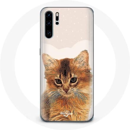 Coque pour Huawei P30 Somali Race de chats