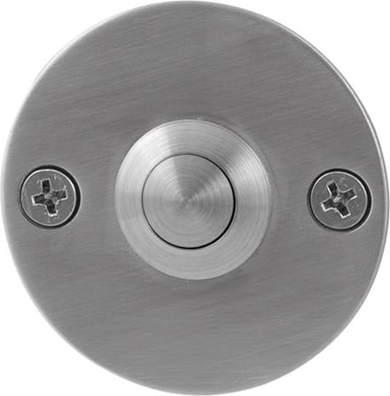 Deurbel - RVS geborsteld - RVS - GPF - VoorGPF9827.06 rond 50x2 mm RVS geborsteld