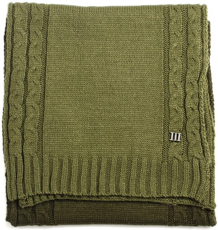 Tresanti BIAGINO colorblock knitted scarf Moss (TRSCHE185 - 907)