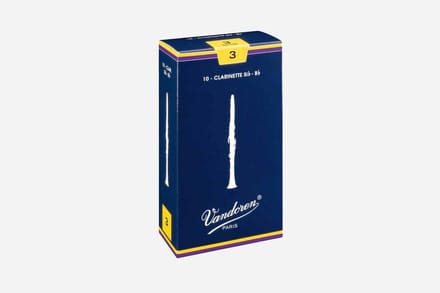Vandoren Classic Bb-Klarinette 2,5 doos met 10 rieten - Frans Bb-klarinetriet