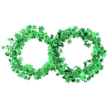 7,5 m Kleine Ster Slinger Kerstboom Bruiloftsfeest Decoratie Kledingaccessoires (Goud) groen