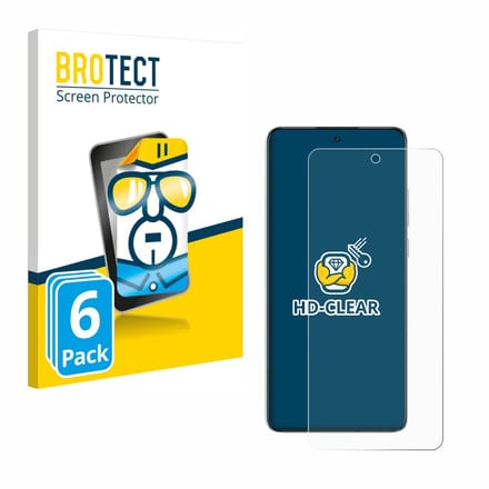 BROTECT - Screenprotector voor Oppo K13 - Folie Beschermfolie transparant 6 Stuks