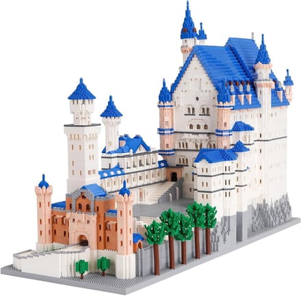 Bouwstenenset Kasteel - Architectuur Model - Creatief Bouwen - Gedetailleerd Ontwerp - 64 cm - Meerdere kleuren