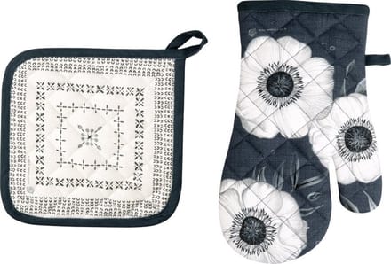 Set pannenlap en ovenwant - Holly flower