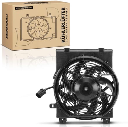 Frankberg 1x Motorradiator enkele ventilator