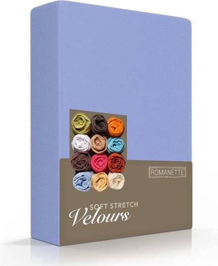 Luxe Hoeslaken Velours - Lavendel