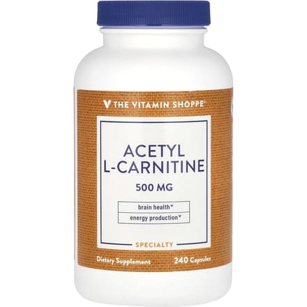 The Vitamin Shoppe, Acetyl l-Carnitine, 500 mg, 240 Capsules