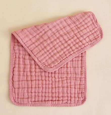 Ychee - Katoenen Spuugdoek - Monddoek - Roze - 35x75cm - Maat: Large
