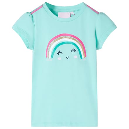 vidaXL Kindershirt 140 lichtmint