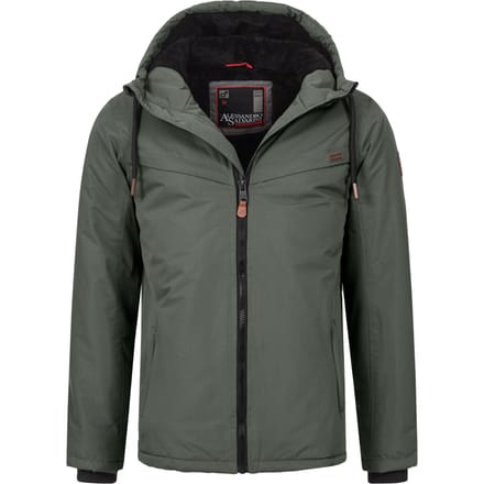 Alessandro Salvarini heren winterjas AS-331 met teddyvoering en capuchon