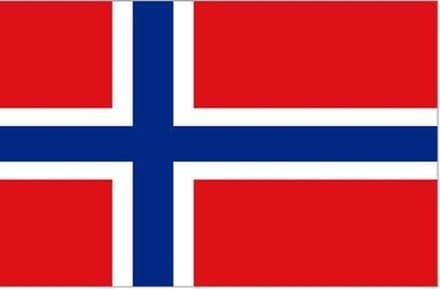 Noorse vlag, vlag van Noorwegen 90 x 150