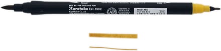 ZIG Art & Graphic Twin Tip brush marker - Mustard