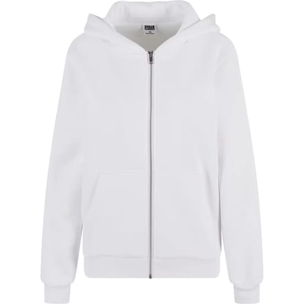Urban Classics - Fluffy Vest met capuchon - XL - Wit