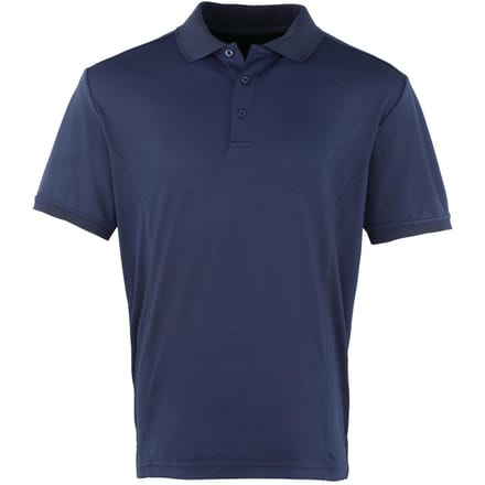 Premier Heren Coolchecker Pique korte mouw Polo T-Shirt (Marine)