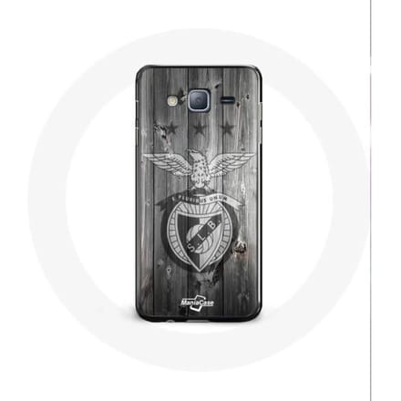 Samsung Galaxy J3 2016 hoesje slb benfica grijze achtergrond