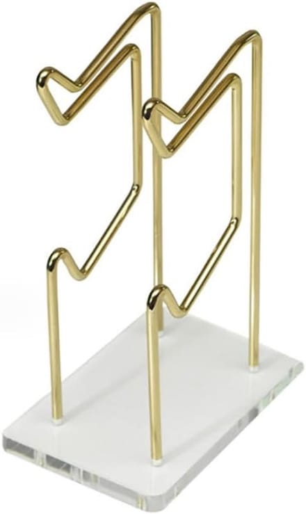 2-Tier Universele Game Controller en Headset Houder - Dual Controller Stand voor Desktop Gamers - Gaming Accessoires in Goud