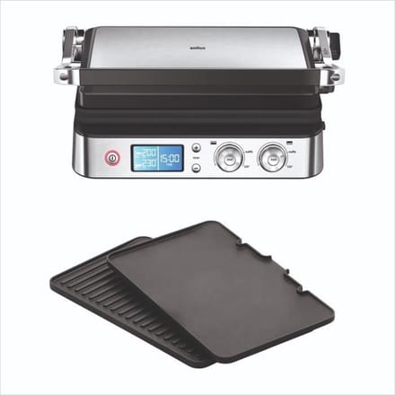 Braun CG 9040 MultiGrill 9 - Contactgrill Zwart/RVS