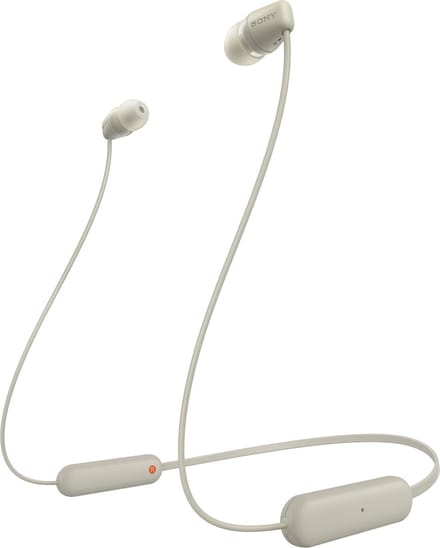Sony WI-C100 - Wireless In-ear Headphones - Beige