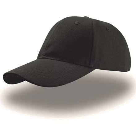 Atlantis Headwear Liberty Six Buckle Cap AT616 - Black - One size