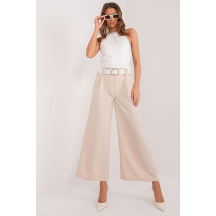 Urban Chic Flow Pants - Beige / One Size