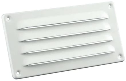 Schoepenrooster wit 180 x 90 mm