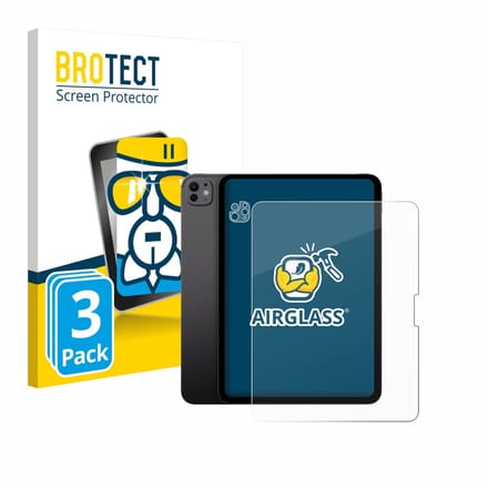 Screenprotector 3 Stuks voor Apple iPad Pro 13" 2025 (Voor+Camera) Beschermglas transparant
