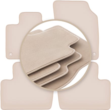 PREMIUM beige vloermatten voor: Volvo XC90 II SUV 2015-